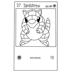 Dibujo para colorear: Carta Pokémon (Juguetes y Juegos) #213893 - Dibujos para Colorear e Imprimir Gratis