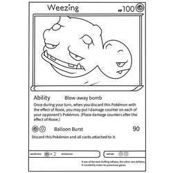 Dibujo para colorear: Carta Pokémon (Juguetes y Juegos) #213897 - Dibujos para Colorear e Imprimir Gratis