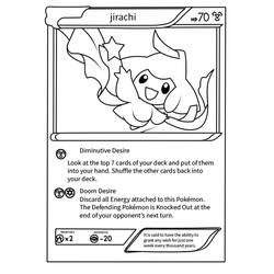Dibujo para colorear: Carta Pokémon (Juguetes y Juegos) #213901 - Dibujos para Colorear e Imprimir Gratis