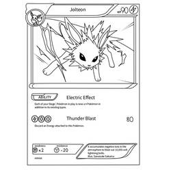 Dibujo para colorear: Carta Pokémon (Juguetes y Juegos) #213902 - Dibujos para Colorear e Imprimir Gratis