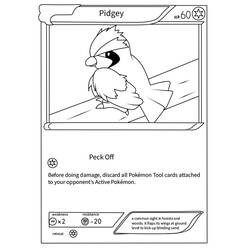 Dibujo para colorear: Carta Pokémon (Juguetes y Juegos) #213905 - Dibujos para Colorear e Imprimir Gratis