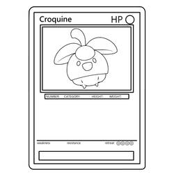 Dibujo para colorear: Carta Pokémon (Juguetes y Juegos) #213908 - Dibujos para Colorear e Imprimir Gratis