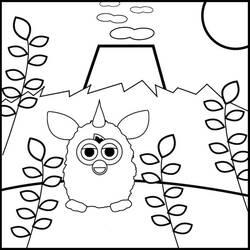 Dibujos para colorear: Furby - Dibujos para Colorear e Imprimir Gratis