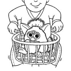 Dibujo para colorear: Furby (Juguetes y Juegos) #218548 - Dibujos para Colorear e Imprimir Gratis