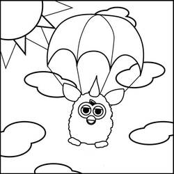 Dibujo para colorear: Furby (Juguetes y Juegos) #218549 - Dibujos para Colorear e Imprimir Gratis