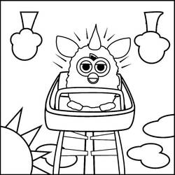 Dibujo para colorear: Furby (Juguetes y Juegos) #218550 - Dibujos para Colorear e Imprimir Gratis