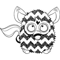 Dibujo para colorear: Furby (Juguetes y Juegos) #218551 - Dibujos para Colorear e Imprimir Gratis