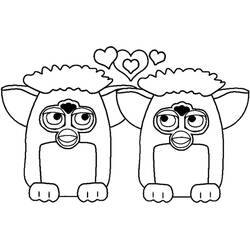 Dibujo para colorear: Furby (Juguetes y Juegos) #218552 - Dibujos para Colorear e Imprimir Gratis