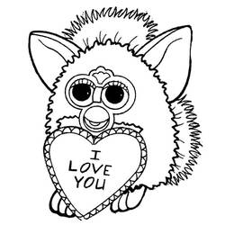 Dibujo para colorear: Furby (Juguetes y Juegos) #218553 - Dibujos para Colorear e Imprimir Gratis