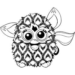 Dibujo para colorear: Furby (Juguetes y Juegos) #218555 - Dibujos para Colorear e Imprimir Gratis