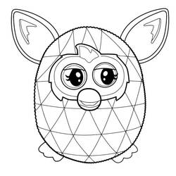 Dibujo para colorear: Furby (Juguetes y Juegos) #218557 - Dibujos para Colorear e Imprimir Gratis