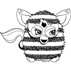 Dibujo para colorear: Furby (Juguetes y Juegos) #218558 - Dibujos para Colorear e Imprimir Gratis