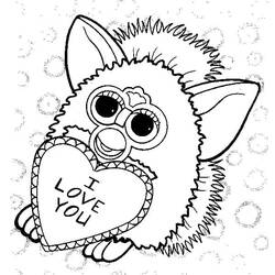 Dibujo para colorear: Furby (Juguetes y Juegos) #218560 - Dibujos para Colorear e Imprimir Gratis