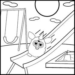 Dibujo para colorear: Furby (Juguetes y Juegos) #218561 - Dibujos para Colorear e Imprimir Gratis
