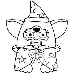 Dibujo para colorear: Furby (Juguetes y Juegos) #218562 - Dibujos para Colorear e Imprimir Gratis