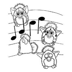 Dibujo para colorear: Furby (Juguetes y Juegos) #218565 - Dibujos para Colorear e Imprimir Gratis