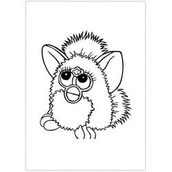 Dibujo para colorear: Furby (Juguetes y Juegos) #218568 - Dibujos para Colorear e Imprimir Gratis