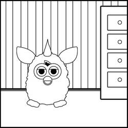 Dibujo para colorear: Furby (Juguetes y Juegos) #218569 - Dibujos para Colorear e Imprimir Gratis