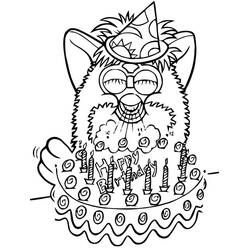 Dibujo para colorear: Furby (Juguetes y Juegos) #218572 - Dibujos para Colorear e Imprimir Gratis