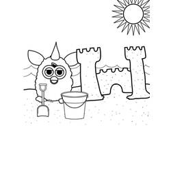 Dibujo para colorear: Furby (Juguetes y Juegos) #218573 - Dibujos para Colorear e Imprimir Gratis