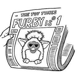 Dibujo para colorear: Furby (Juguetes y Juegos) #218574 - Dibujos para Colorear e Imprimir Gratis
