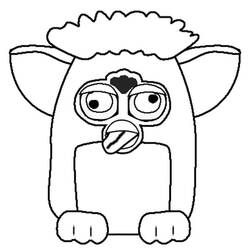 Dibujo para colorear: Furby (Juguetes y Juegos) #218575 - Dibujos para Colorear e Imprimir Gratis