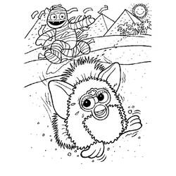 Dibujo para colorear: Furby (Juguetes y Juegos) #218577 - Dibujos para Colorear e Imprimir Gratis
