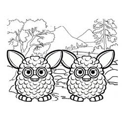 Dibujo para colorear: Furby (Juguetes y Juegos) #218579 - Dibujos para Colorear e Imprimir Gratis