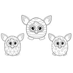 Dibujo para colorear: Furby (Juguetes y Juegos) #218580 - Dibujos para Colorear e Imprimir Gratis