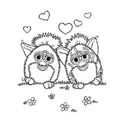 Dibujo para colorear: Furby (Juguetes y Juegos) #218582 - Dibujos para Colorear e Imprimir Gratis