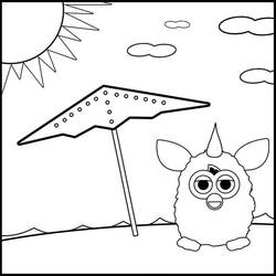 Dibujo para colorear: Furby (Juguetes y Juegos) #218583 - Dibujos para Colorear e Imprimir Gratis