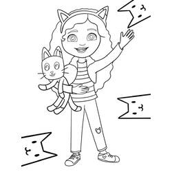 Dibujo para colorear: La Casa de Muñecas de Gabby (Juguetes y Juegos) #181036 - Dibujos para Colorear e Imprimir Gratis