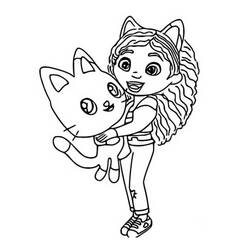 Dibujo para colorear: La Casa de Muñecas de Gabby (Juguetes y Juegos) #181039 - Dibujos para Colorear e Imprimir Gratis