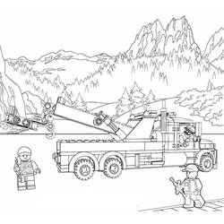 Dibujo para colorear: LEGO City (Juguetes y Juegos) #200455 - Dibujos para Colorear e Imprimir Gratis