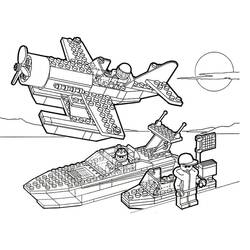 Dibujo para colorear: LEGO City (Juguetes y Juegos) #200464 - Dibujos para Colorear e Imprimir Gratis