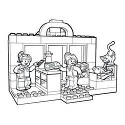 Dibujo para colorear: LEGO City (Juguetes y Juegos) #200466 - Dibujos para Colorear e Imprimir Gratis