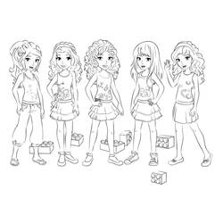 Dibujo para colorear: Lego Friends (Juguetes y Juegos) #179405 - Dibujos para Colorear e Imprimir Gratis