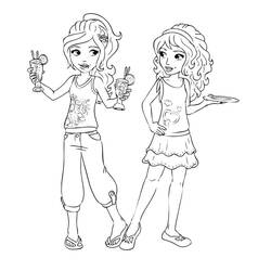 Dibujo para colorear: Lego Friends (Juguetes y Juegos) #179410 - Dibujos para Colorear e Imprimir Gratis