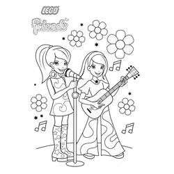 Dibujo para colorear: Lego Friends (Juguetes y Juegos) #179414 - Dibujos para Colorear e Imprimir Gratis