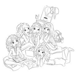 Dibujo para colorear: Lego Friends (Juguetes y Juegos) #179417 - Dibujos para Colorear e Imprimir Gratis