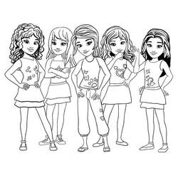 Dibujo para colorear: Lego Friends (Juguetes y Juegos) #179425 - Dibujos para Colorear e Imprimir Gratis