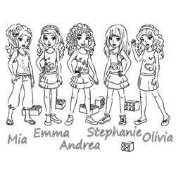 Dibujo para colorear: Lego Friends (Juguetes y Juegos) #179426 - Dibujos para Colorear e Imprimir Gratis