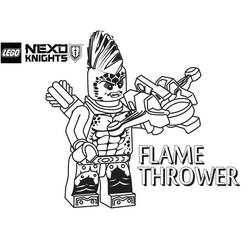 Dibujo para colorear: LEGO Nexo Knights (Juguetes y Juegos) #199169 - Dibujos para Colorear e Imprimir Gratis
