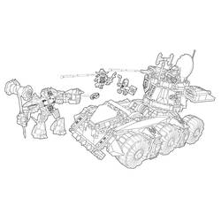 Dibujo para colorear: LEGO Nexo Knights (Juguetes y Juegos) #199170 - Dibujos para Colorear e Imprimir Gratis