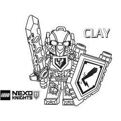 Dibujo para colorear: LEGO Nexo Knights (Juguetes y Juegos) #199182 - Dibujos para Colorear e Imprimir Gratis