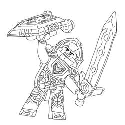 Dibujo para colorear: LEGO Nexo Knights (Juguetes y Juegos) #199183 - Dibujos para Colorear e Imprimir Gratis