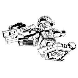 Dibujo para colorear: LEGO Nexo Knights (Juguetes y Juegos) #199186 - Dibujos para Colorear e Imprimir Gratis