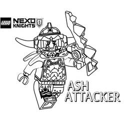 Dibujo para colorear: LEGO Nexo Knights (Juguetes y Juegos) #199187 - Dibujos para Colorear e Imprimir Gratis