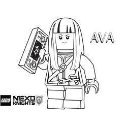 Dibujo para colorear: LEGO Nexo Knights (Juguetes y Juegos) #199188 - Dibujos para Colorear e Imprimir Gratis
