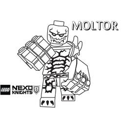 Dibujo para colorear: LEGO Nexo Knights (Juguetes y Juegos) #199203 - Dibujos para Colorear e Imprimir Gratis